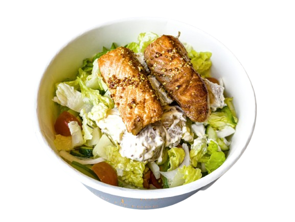 Hot Smoked Salmon Salad